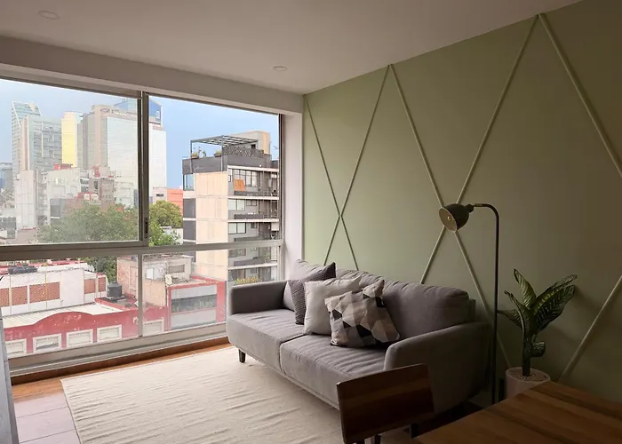 Apartamento Luminoso Departamento Completo En El Corazón De La Cdmx - Colonia Roma *